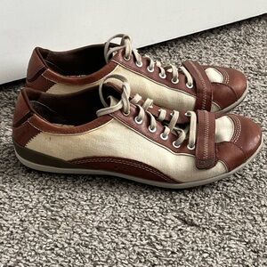 Merrell Pirouette Brown Leather & Canvas Shoes – Women’s Size 7